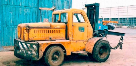 Какие были вилочные погрузчики в СССР