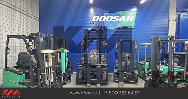 склад погрузчиков Корвет-м оф. дилера Doosan