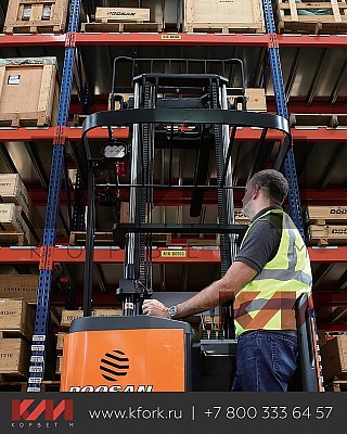 ричтрак Doosan новой 9-ой серии - эргономичный