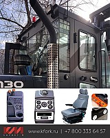 Система комфорта оператора и кабина Doosan D100S - D160S